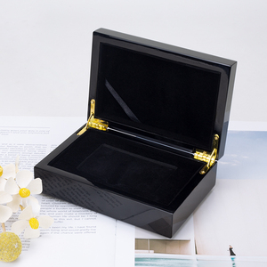 Cajas de madera de laca de piano personalizadas, caja magnética de MDF para joyería, paquete de reloj de perfume, caja de perfume de madera - Product Image 6