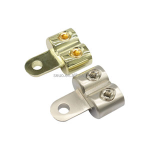 Professionale Produce <span class=keywords><strong>classici</strong></span> <span class=keywords><strong>ingressi</strong></span> a doppio calibro 4/6 per riduttore terminale ad anello da 5/16 pollici argento - Product Image 1