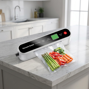 Mini Sellador al Vacío Eléctrico de 120W con Indicador LED, Dispositivo Semiautomático para la Conservación de Alimentos en el Hogar - Product Image 3