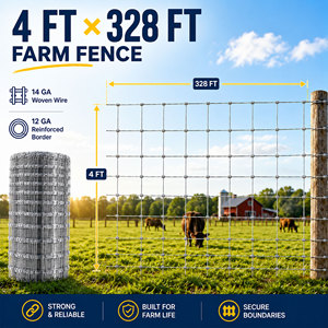 Farm Animal Fence Galvanized Hinge Joint Wire <b>Mesh</b> Fence for Cattle and Sheep Breeding - Product Image 6