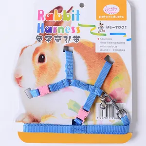 C & C Bán Buôn Nguồn Cung Cấp Kẻ Sọc Nhỏ Pet Cát Thỏ Khai Thác Và Dây Xích Cho Hamster Bunny Ngực Dây Đeo Bowtie Harnesses