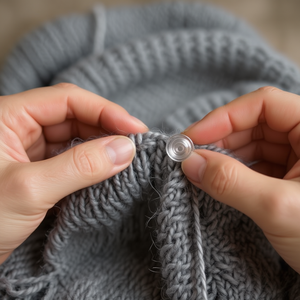 ILAN <b>Snap</b> <b>Fasteners</b> 18mm Clear Plastic 12pcs for Knitwear Clothing - Product Image 2