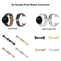Adaptador de Acero Inoxidable para Reloj Inteligente Google Watch Pixel, Conector Metálico, Accesorios para Reloj Inteligente