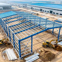Edificio de Acero, Almacén, Estructura de Acero Prefabricada, Construcción Moderna de Estructura de Acero, Almacén Logístico