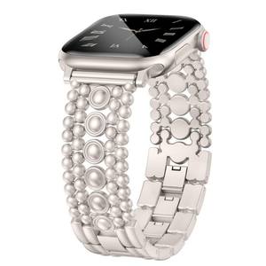 Bracelet de montre à dégagement rapide en diamant pour Apple Watch S10 11 46mm Ultra 49mm SE 44mm – Retirez simplement les maillons - Product Image 5