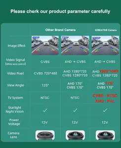 1920*1080P AHD 175° Rückfahrkamera für Volkswagen VW Passat Golf Polo B6 B7 Touareg Audi A3 A4 A5 A6 Auto-Rückfahrkamera im Kofferraumgriff - Product Image 6
