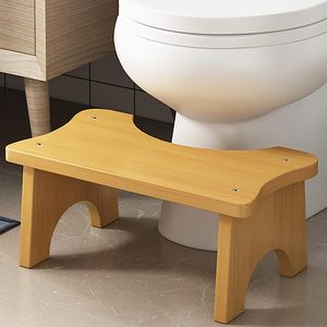 Tabouret d'appoint <span class=keywords><strong>en</strong></span> <span class=keywords><strong>bois</strong></span> pour salle de bain et toilettes, avec tapis antidérapant, portable, 7 pouces, <span class=keywords><strong>en</strong></span> bambou, pour adultes et enfants, meuble de salon - Product Image 2