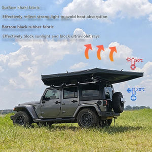 Tienda de campaña de tela Oxford para coche, refugio impermeable para vehículos, toldo portátil para coche, protección contra la lluvia y el sol para viajes al aire libre, Camping y estacionamiento - Product Image 3