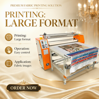 Automatische olieverwarmde vlakbed roller warmtepersmachine sublimatie transfer kalender voor T-shirts muismatten 110V 220V