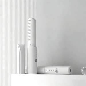 Nouvelle brosse lissante sans fil, brosse lissante et bouclante <span class=keywords><strong>2</strong></span> en 1 rechargeable par USB, portable pour les voyages - Product Image 5