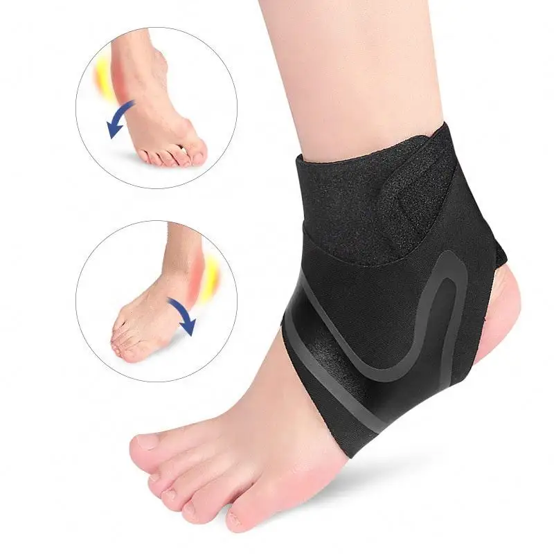 Tobillera de compresión para hombre, calcetines deportivos para correr, ciclismo, baloncesto, al aire libre, soporte para los pies, manga