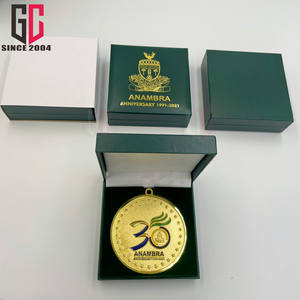 เหรียญรางวัลครบรอบรัฐบาลสุดหรู ผลิตตามสั่งจากโรงงาน 15 ปี พร้อมกล่องหนังสุดหรู - Product Image 2