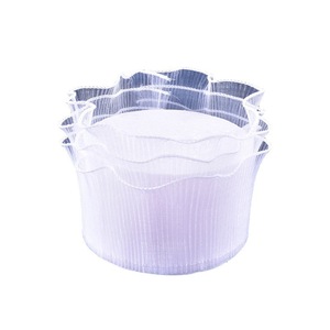 White Mesh Cake Trim Round Elegant Reusable Wedding Birthday Party Dessert Table Decoration Cake Toppers - Product Image 5