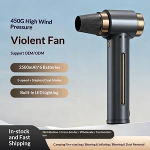 Ventilateur turbo violent de 105 000 tr/min, <span class=keywords><strong>souffleur</strong></span> à jet portable, moteur sans balais, dépoussiéreur haute vitesse pour le nettoyage des claviers d'ordinateur - Product Image 2