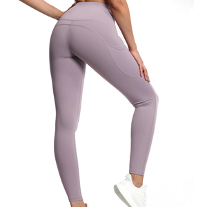 Premium Quality <b>Women's</b> <b>Leggings</b> Mid Waist Customized Printing Breathable Fabric Solid <b>Pattern</b> Custom Logo Yoga <b>Leggings</b> - Product Image 2