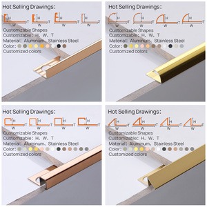 Nẹp trang trí bằng nhôm cho đường viền - Product Image 5