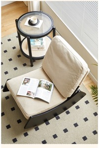 Silla de salón basculante nórdica, sofá individual para el hogar, sala de estar, dormitorio de otoño e invierno, perezoso para uso en comedor y Bar - Product Image 6