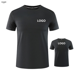 T-shirt Sportiva da Corsa di Alta Qualità ad Asciugatura Rapida, Logo Personalizzato, Poliestere con Spandex, <span class=keywords><strong>Abbigliamento</strong></span> <span class=keywords><strong>Sportivo</strong></span> per <span class=keywords><strong>Uomo</strong></span> - Product Image 1