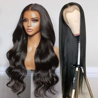 Perruque frontale complète HD sans colle en cheveux vierges naturels vietnamiens, 100 % cheveux humains alignés sur les cuticules, ondulés, pour femmes