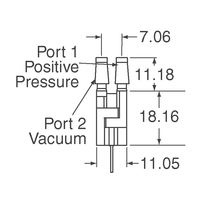 Sensor de presión MPX5010DP, componentes electrónicos, circuito integrado, Chips IC, MPX5010DP