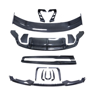 Pour <span class=keywords><strong>Audi</strong></span> Ttrs Style fibre de carbone Kit carrosserie pare-chocs avant pour <span class=keywords><strong>Audi</strong></span> Tt <span class=keywords><strong>Tts</strong></span> 2015 <span class=keywords><strong>2016</strong></span> 2017 2018 - Product Image 4