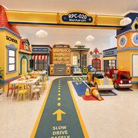 Équipement de jeu de rôle personnalisé pour enfants, pour café, école, hôpital, caserne de pompiers, centre de jeu d'imitation