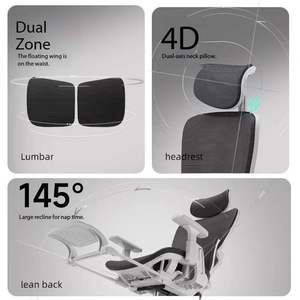 Chaises de <span class=keywords><strong>bureau</strong></span> ergonomiques en maille, design moderne, pour <span class=keywords><strong>bureau</strong></span> à domicile - Product Image 3