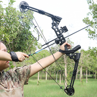Ensemble d'arc à poulies Junxing Long Claw X8, kit complet abordable, 20-70 lbs réglable, 320 FPS, disponible pour droitiers/gauchers