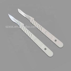 Wegwerp Medische Grade Koolstofstaal Stitch Cutter Geen. 3 Afneembare Chirurgische Scalpel Mes Handvat En Messen - Product Image 4