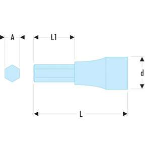 FACOM - JT.3 Douilles métriques à prise 3/8 ''-EAN 3148515062001 HAND SOCKETS 3/8" - Product Image 2
