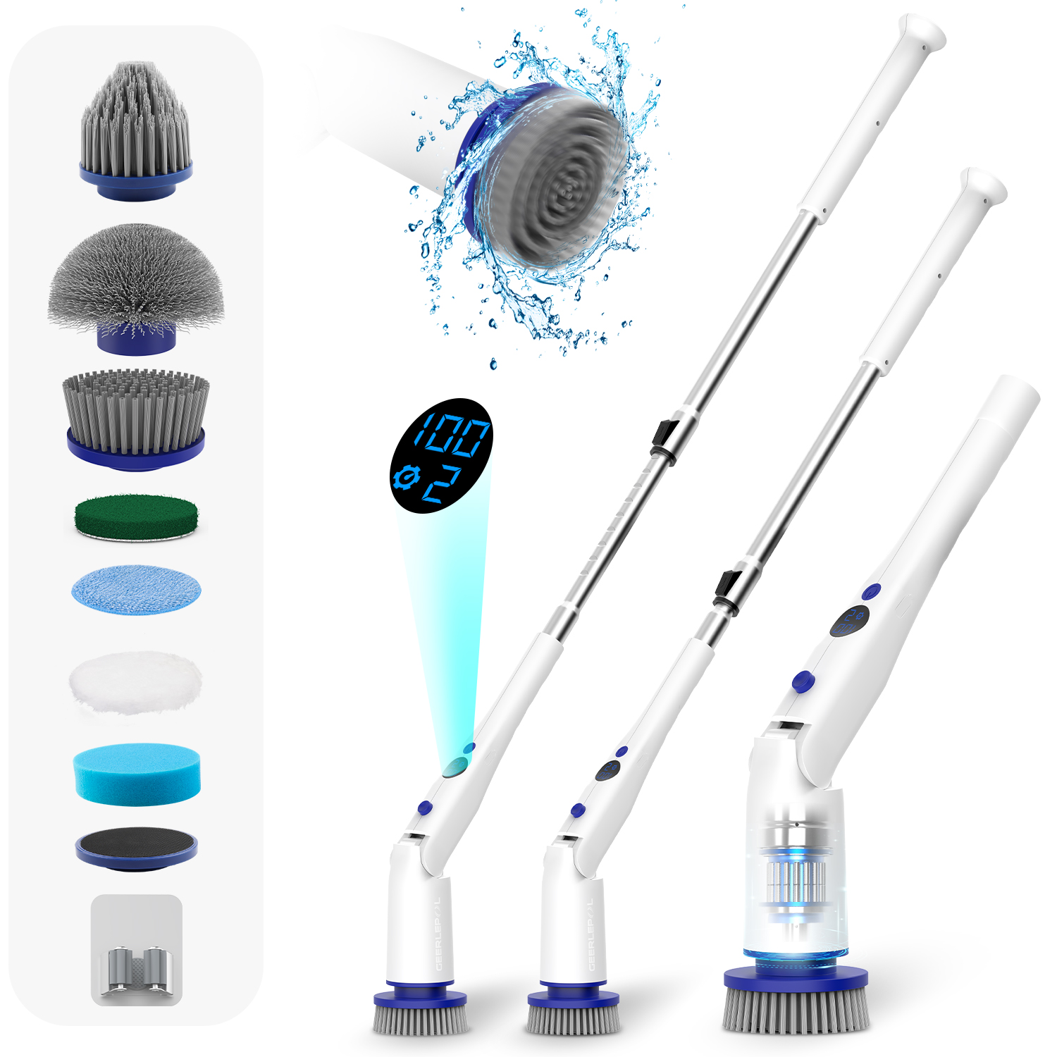 Azul y blanco