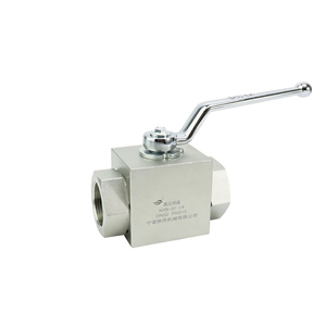 Vanne à boisseau sphérique haute pression en acier au carbone KHB-G1 1/4 DN32 PN315, filetage externe, vanne d'arrêt hydraulique - Product Image 1