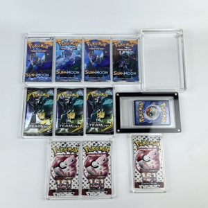 Chất lượng cao acrylic bảo vệ 100% UV bảo vệ Pokemon trò chơi kinh doanh thẻ chủ thẻ bảo vệ hiển thị trường hợp - Product Image 6