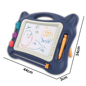 折りたたみ式絵画描画イーゼルキッズライティングボード学習おもちゃ子供カラフルな消去可能な描画ボードおもちゃ - Product Image 3