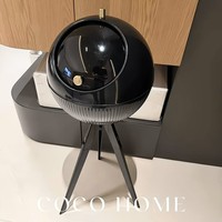 Poubelle sur pied en plastique haut de gamme avec couvercle pour la maison, le salon, la cuisine et la salle de bain - Pas besoin de se pencher
