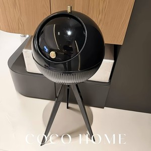 <span class=keywords><strong>Poubelle</strong></span> sur pied en plastique haut de gamme avec couvercle pour la maison, le salon, la <span class=keywords><strong>cuisine</strong></span> et la salle de bain - Pas besoin de se pencher - Product Image 4
