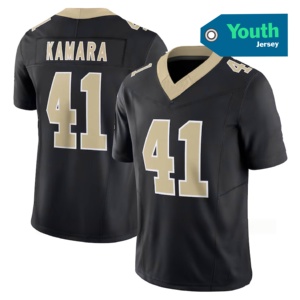 Camiseta Juvenil de Alta Calidad de Nueva Orleans <span class=keywords><strong>41</strong></span> #   Kamara <span class=keywords><strong>12</strong></span> #   Camisetas de Fútbol Americano Cosidas de Edición Limitada Olave, Camisetas Personalizadas con Logotipo - Product Image 2