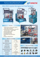 Banco de Pruebas para Inyectores y Bombas Common Rail Diésel MINI-CR815 - Nueva Construcción de Acero, Ajuste Universal