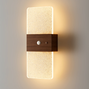 Applique murale LED rectangulaire blanc chaud avec capteur, alimentation USB, veilleuse pour décoration de chambre - Product Image 2