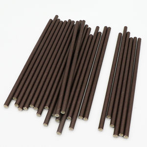 Pailles en papier de qualité alimentaire, multicolores, jetables, écologiques, biodégradables - Product Image 1