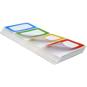 Etiquetas de etiqueta de nome simples para vendas diretas da fábrica Etiquetas coloridas de etiqueta de nome para classificação de mercadorias - Product Image 2