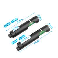 Niveau à bulle tactique en alliage noir personnalisé en usine, 25,4 mm 30 mm, pour optique de tir et de chasse, avec indicateur de niveau et kit de clés hexagonales