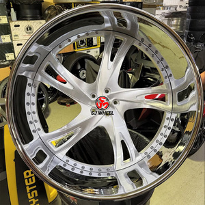 Jantes forgées SJ 24 pouces 5x120 5x127 5 trous, jantes 20 22 24 26 28 pouces pour <span class=keywords><strong>Oldsmobile</strong></span>, Pontiac, Chevrolet, style Deep Dish - Product Image 1