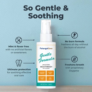 OEM Tùy Chỉnh Nhẹ Nhàng Vệ Sinh Răng Miệng Pet Nước Miệng Cồn-Miễn Phí Không Đốt Công Thức Oxy Sang Trọng Kích Hoạt Nha Khoa Chăm Sóc Phun Cho Chó - Product Image 3