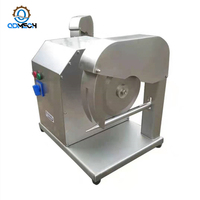 MO-QDMECH Machine à découper la viande portable, scie à volaille automatique, coupe-os à poulet en acier inoxydable pour magasin