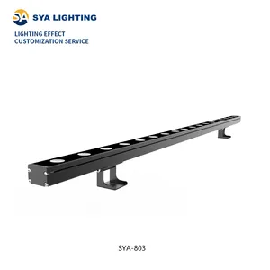 SYA-803 Custom Designs Outdoor Building Billboard Lighting Rectangle Hurdle Lamp Led Linear Washer Light