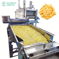 3000kg/uur 24 uur continue productielijn voor diepvries frites en chips