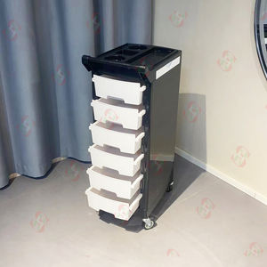 Carrito de Peluquería con Ruedas, Mueble de Salón de Belleza, Carrito Auxiliar para Peluquería - Product Image 2