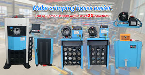 Topkwaliteit P20 Krimpmachine Met Siemens Motor 1 1/<span class=keywords><strong>2</strong></span> "Slang Assemblage Productie-Apparatuur Snel Veranderen Slang Persmachine - Product Image 3