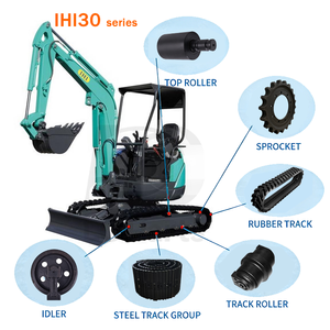 Rullo Inferiore IHI 30 per Escavatore IHI <span class=keywords><strong>SCE</strong></span> 30N 30NX 30JX Ricambi per Sottocarro - Product Image 6